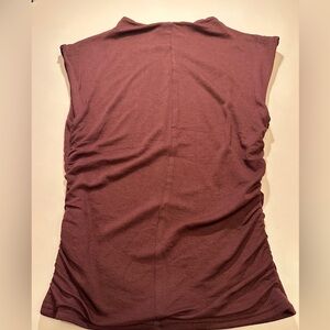 VICI Women's Sleeveless Ruched Tank Top - Plum